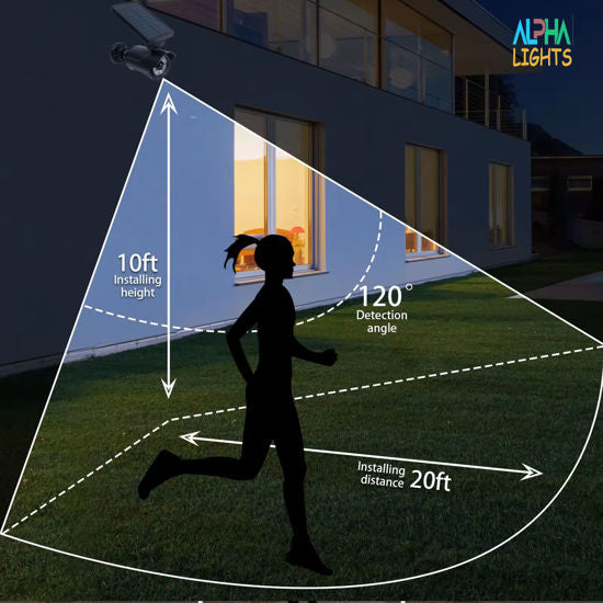 Buy Dummy CCTV Camera LED Solar Security Lights in UK - Shop Now