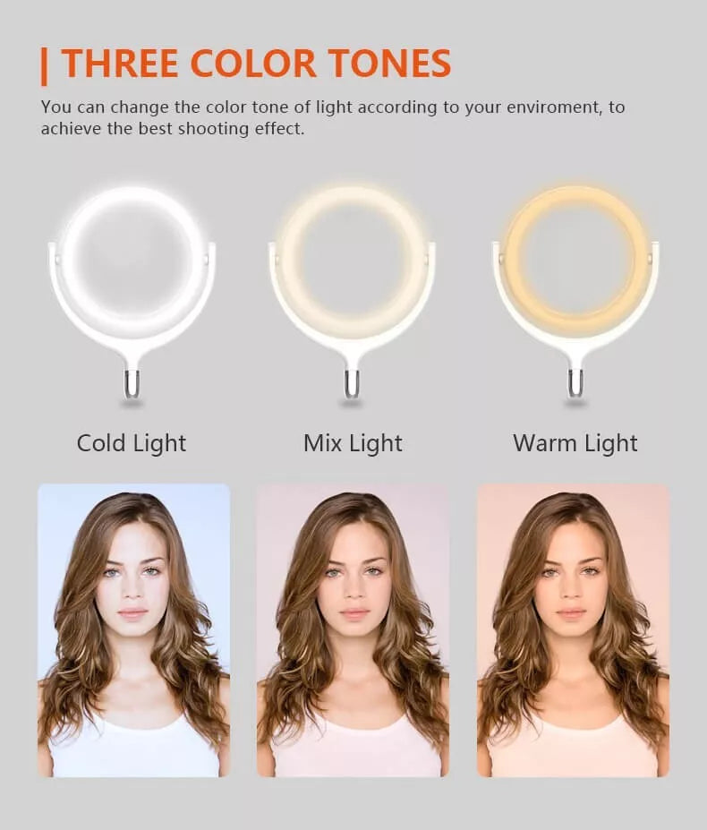 Buy I-phone/Android Compatible Pink LED Ring Light In UK - Shop Now