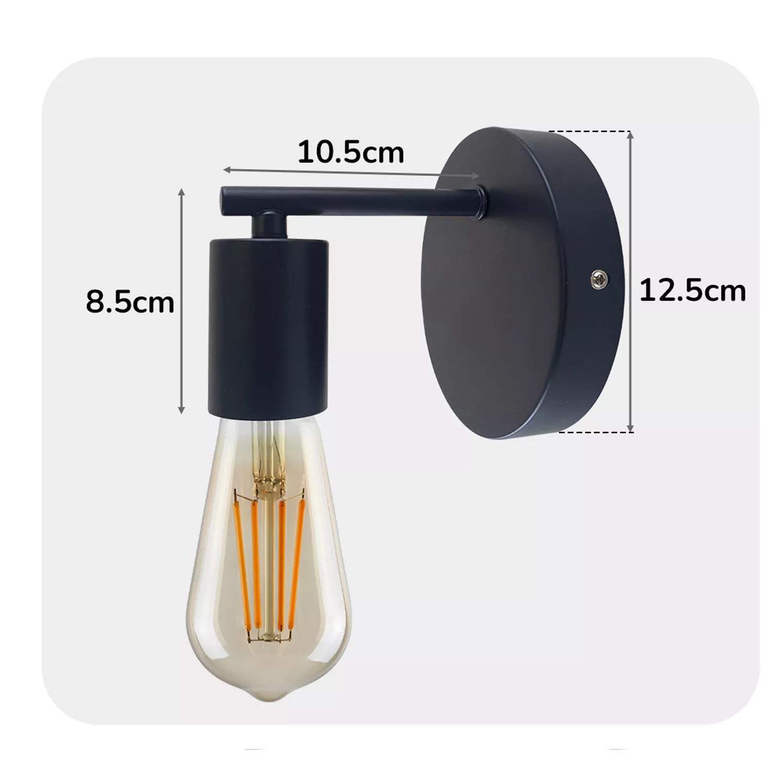 Buy Indoor Industrial Wall Light Sconce in UK - Shop Now