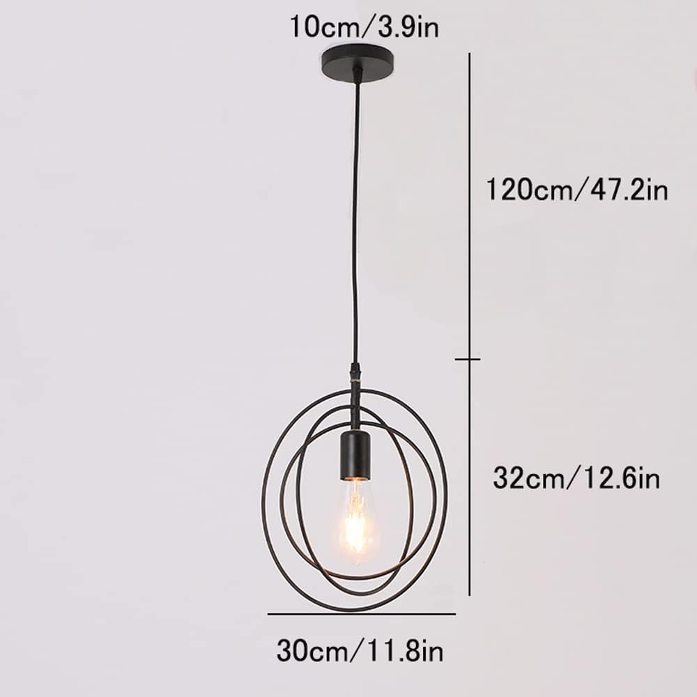 Buy Industrial Round Pendant Hanging Light in UK - Shop Now!