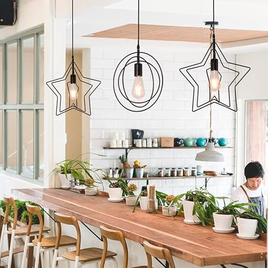Buy Industrial Round Pendant Hanging Light in UK - Shop Now!