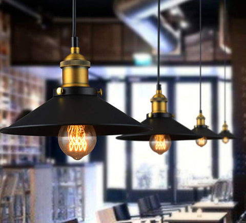 Retro hanging light shade for kitchen or hallway

