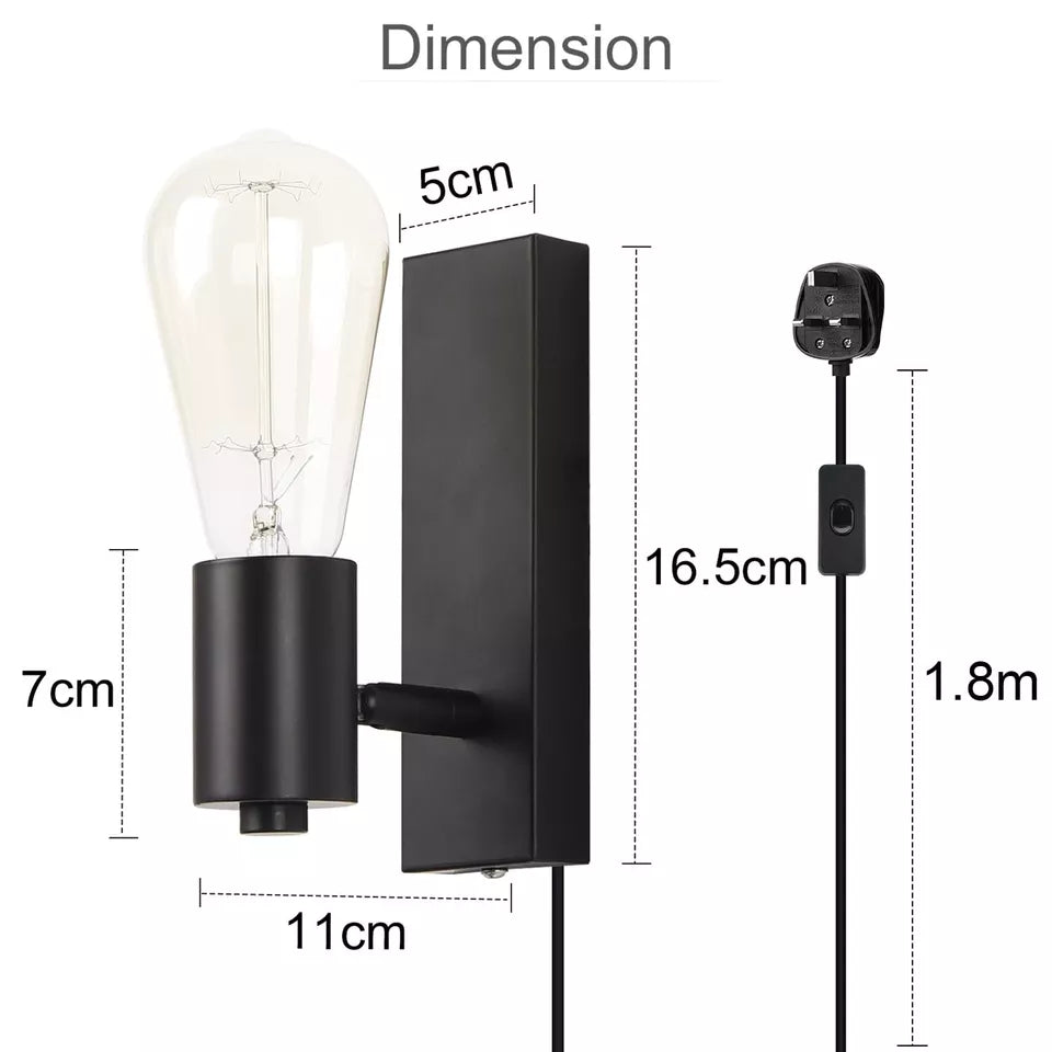 Buy Industrial Vintage Style Loft Wall Light In UK - Shop Now!