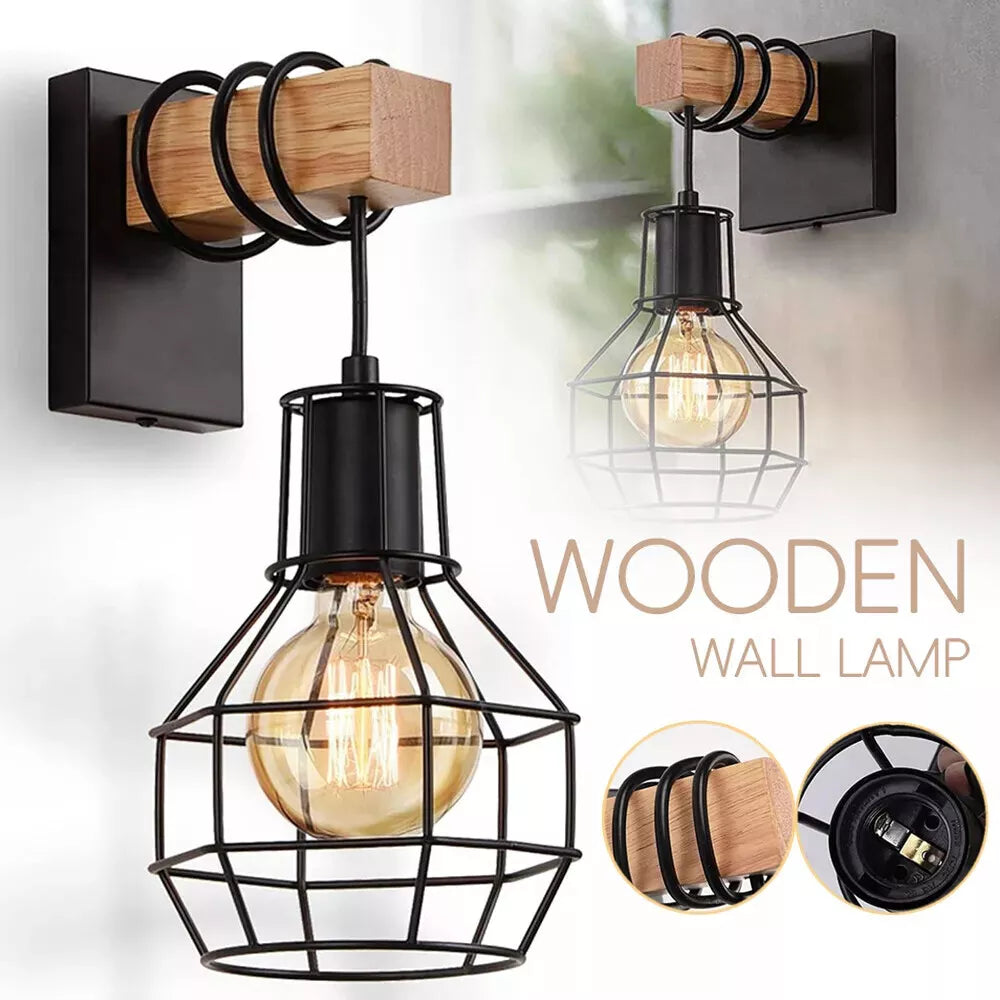 Buy Industrial Wall Lamp Indoor Cage in UK – Order Now!