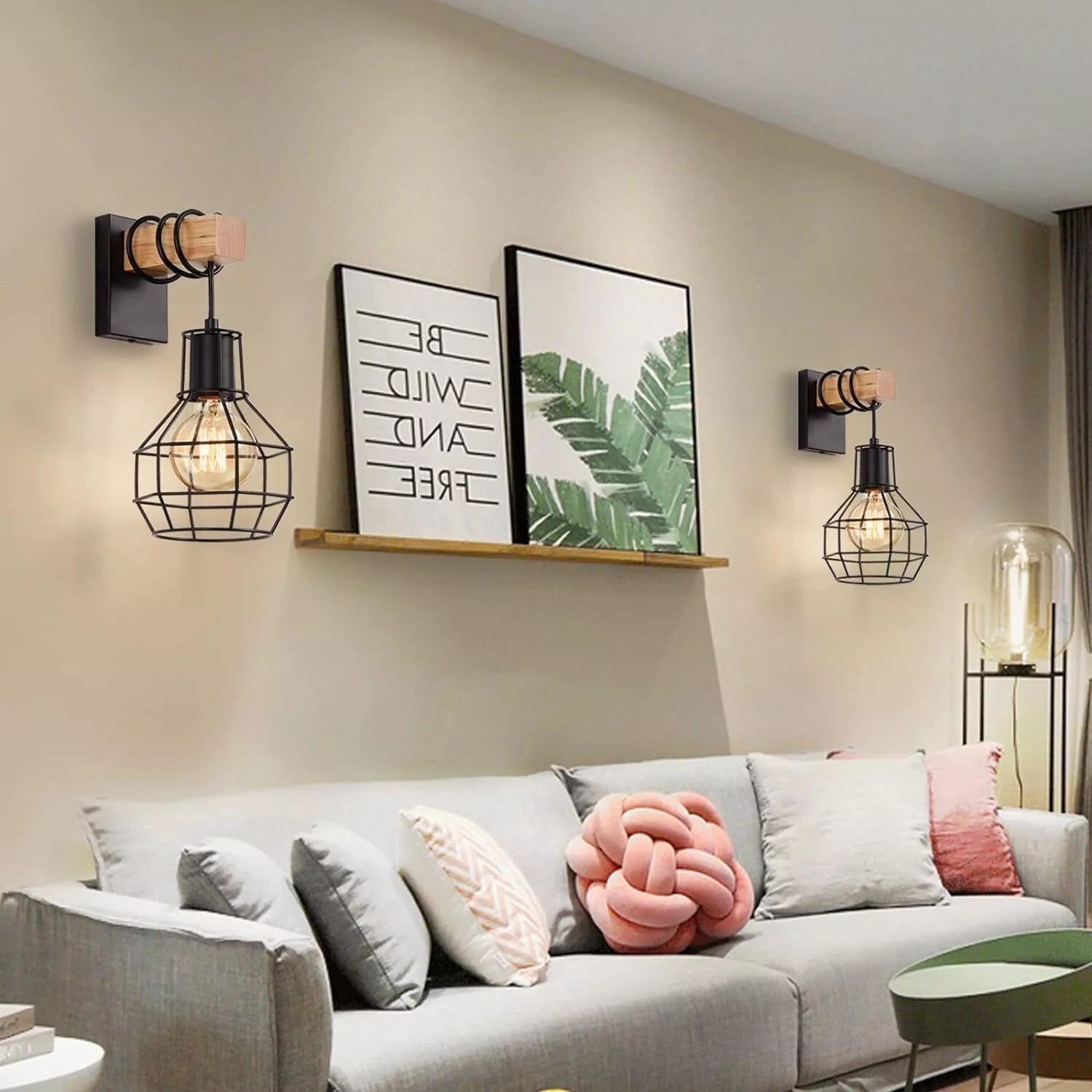 Buy Industrial Wall Lamp Indoor Cage in UK – Order Now!