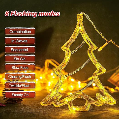 USB Christmas curtain lights with remote


