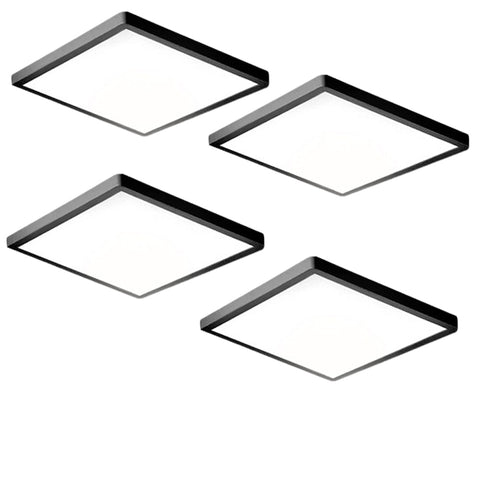 Energy-saving square LED ceiling light ideal for UK kitchens and hallways

