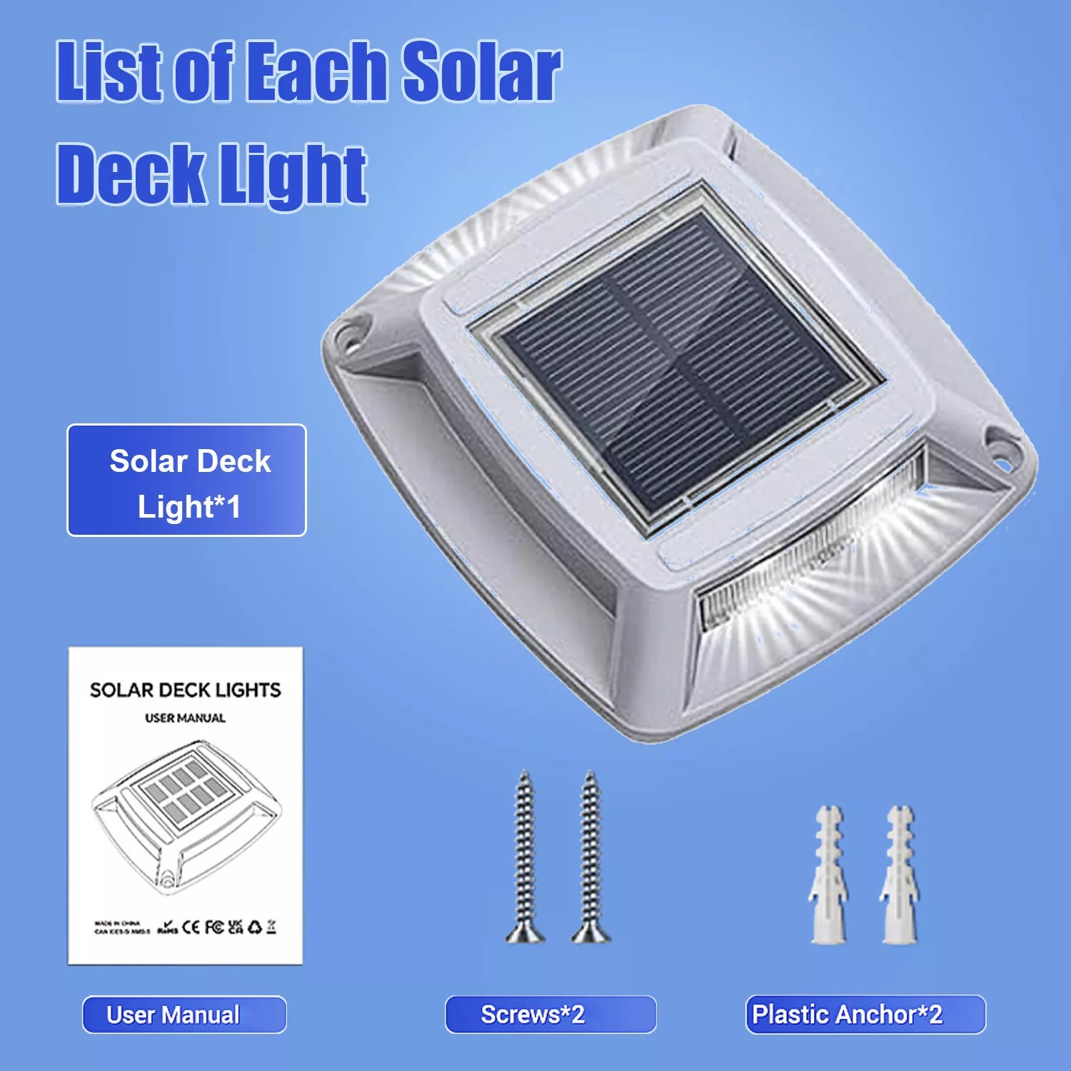 Buy LED Outdoor Solar Deck Lights in UK - Upgrade Today!