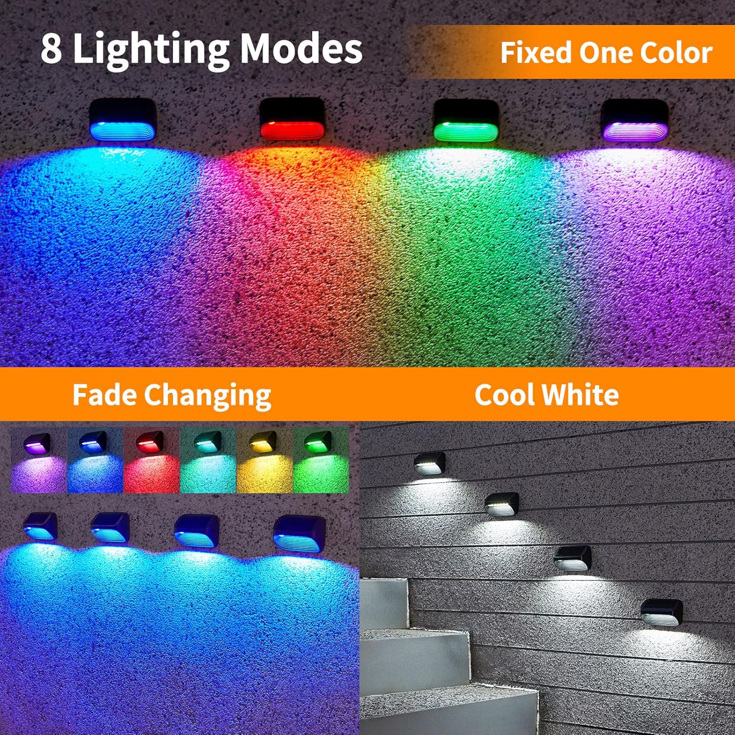 Buy LED Outdoor Solar Powered Fence Lights In UK - Shop Now!