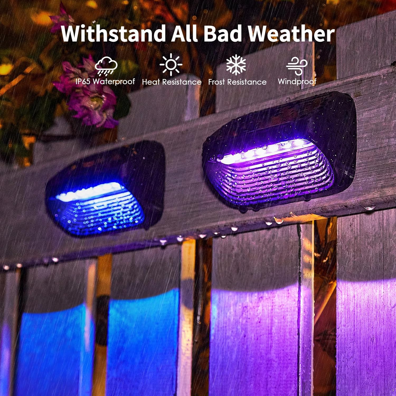 Buy LED Outdoor Solar Powered Fence Lights In UK - Shop Now!