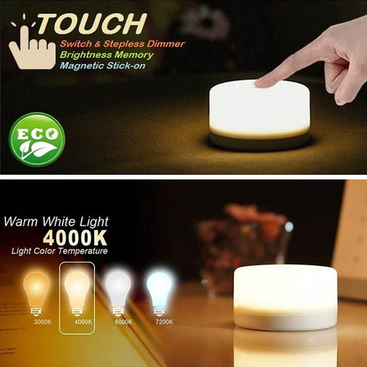 Buy LED Portable Bedside Night Lamp Wireless in UK - Upgrade Today!