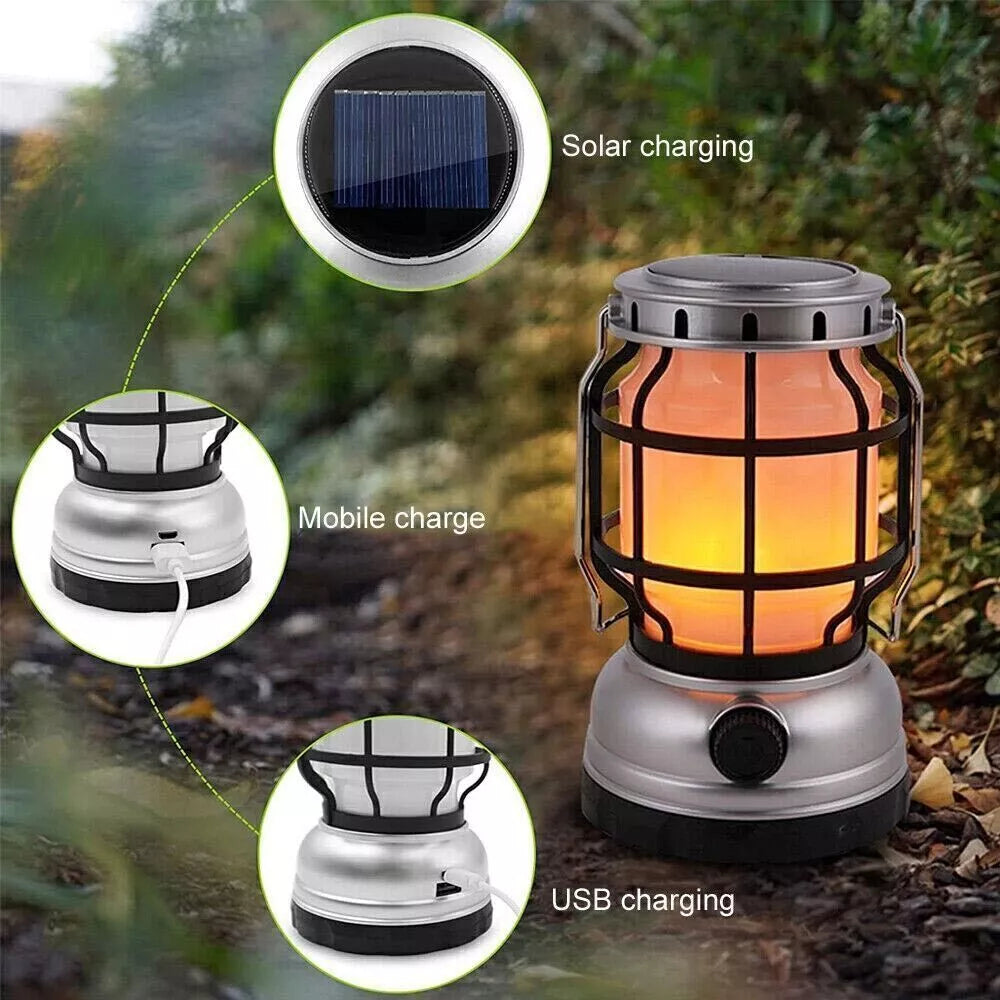 Backpack Lantern LED Portable Solar Camping Lantern Light – Waterproof & Rechargeable – UK