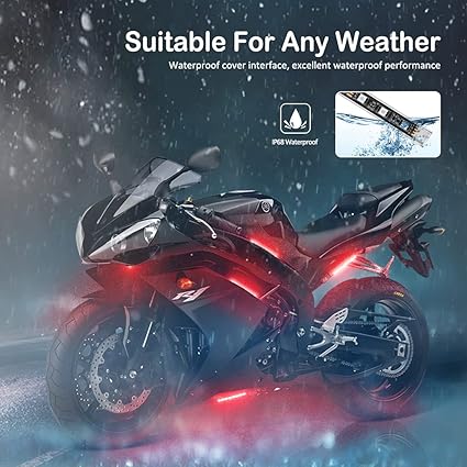 Buy LED RGB Motorcycle underglow Light Kit In UK - Shop Now!