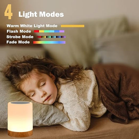 Compact LED Touch Lamp for Easy Placement


