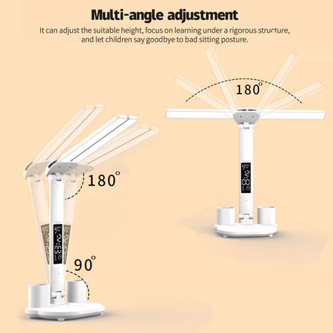 Modern LED Desk Lamp in a Stylish Office Setup
