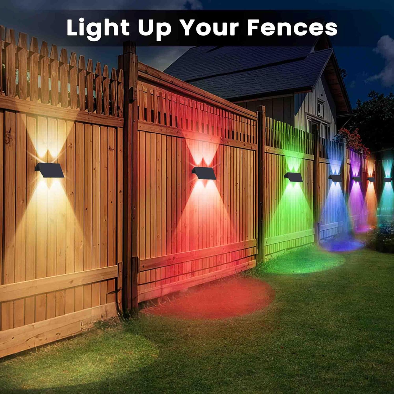 Buy LED Solar Powered Fence Lights In UK - Shop Now!