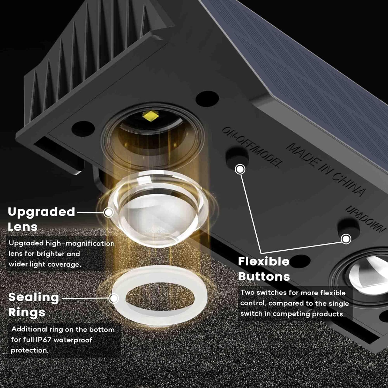Buy LED Solar Powered Fence Lights In UK - Shop Now!