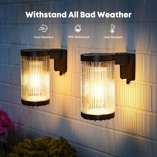 Buy LED Solar Powered Fence Wall Lights In UK - Shop Now!
