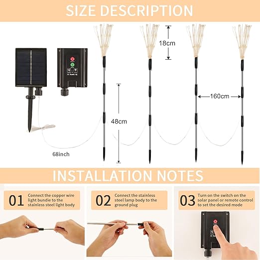 Buy LED Solar Powered Firework Lights In UK - Shop Now!