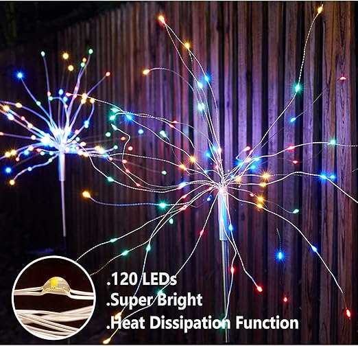 Buy LED Solar Powered Firework String Light In UK - Shop Now!