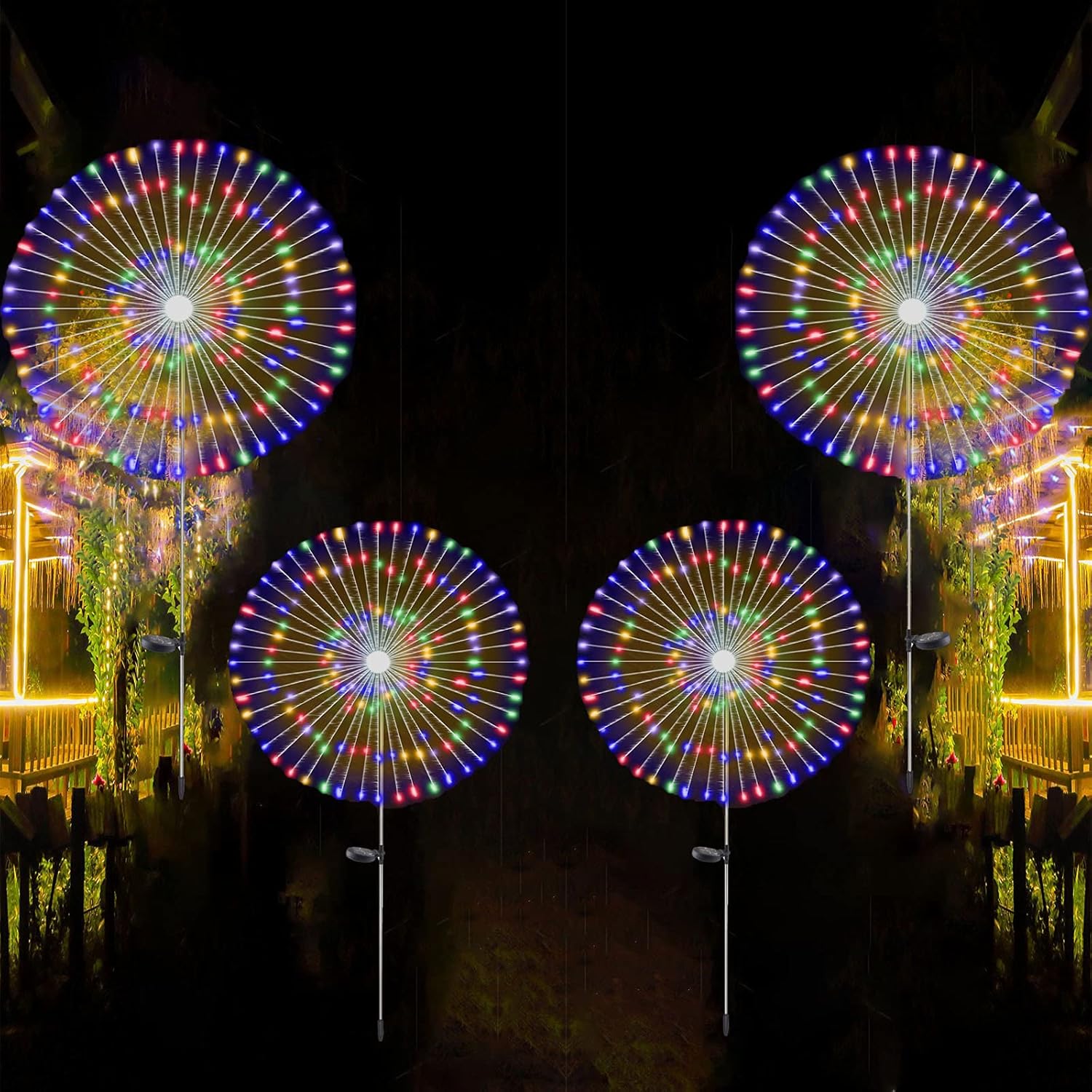 Buy LED Solar Powered Firework String Light In UK - Shop Now!