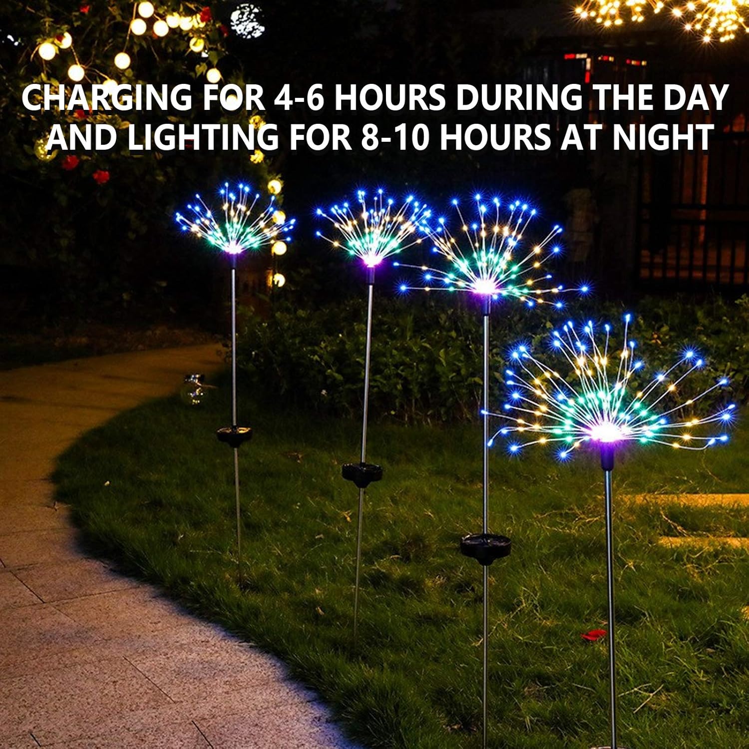 Buy LED Solar Powered Firework String Light In UK - Shop Now!