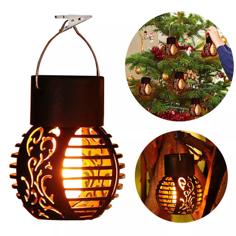 Flame Effect Lantern for Garden Pathways UK

