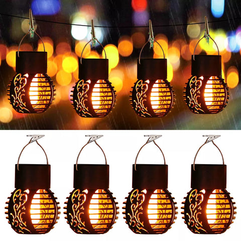 Realistic Flame Solar Garden Lantern UK

