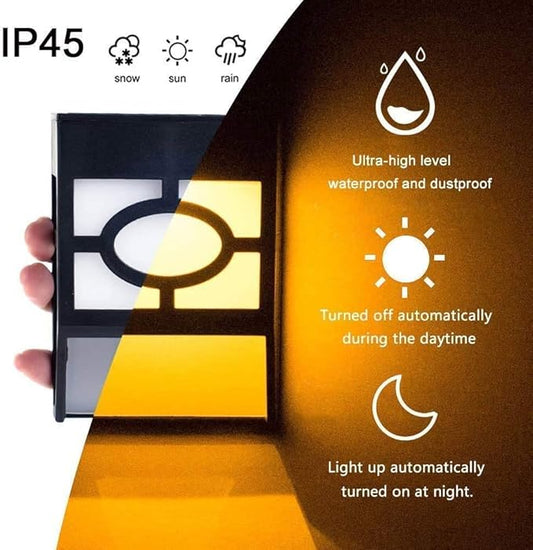 Buy LED Solar Powered Garden Fence Light In UK - Shop Now!