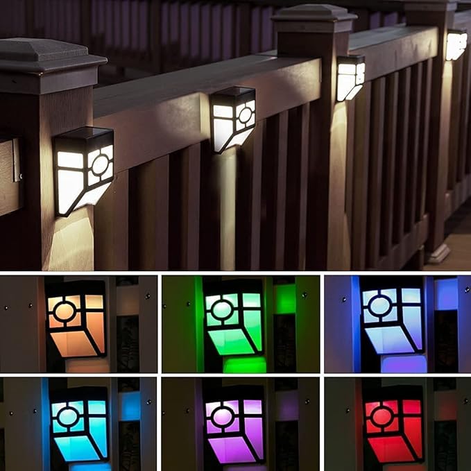Buy LED Solar Powered Garden Fence Light In UK - Shop Now!