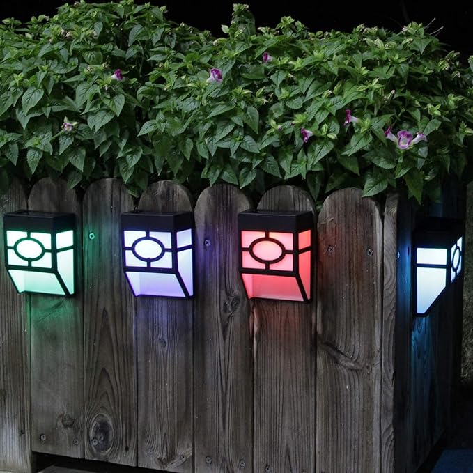 Buy LED Solar Powered Garden Fence Light In UK - Shop Now!