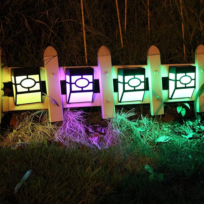 Buy LED Solar Powered Garden Fence Light In UK - Shop Now!