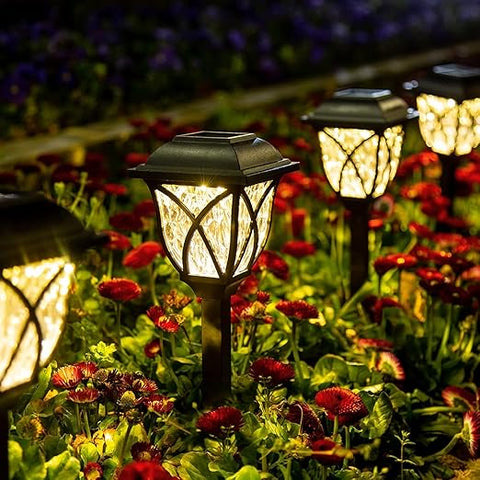 Buy LED Solar Powered Garden Stake Lights In UK - Shop Now!