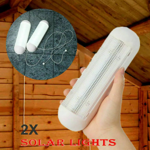 Outdoor indoor garage solar light with 128 LEDs


