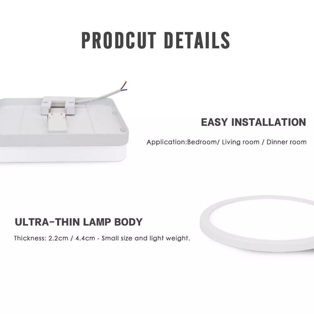 Buy LED Surface Mounted Round Ceiling Light in UK - Shop Now!
