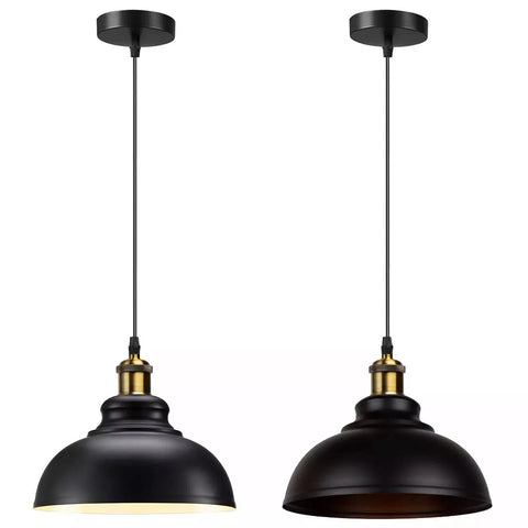 Warm Ambient Light from Vintage Ceiling Lamp