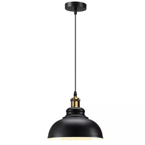 Warm Ambient Light from Vintage Ceiling Lamp