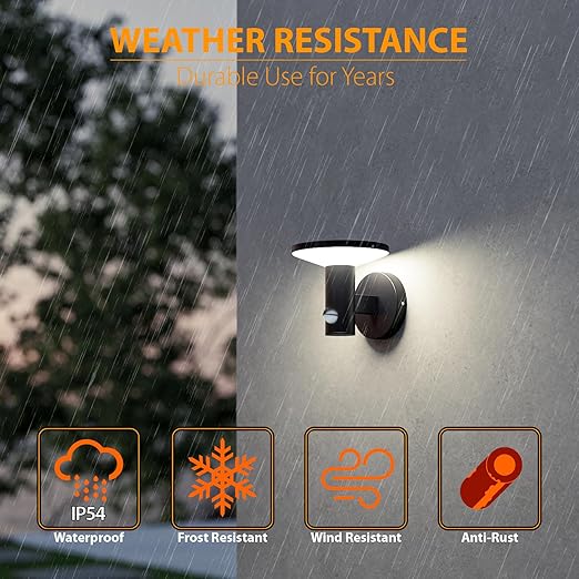 Buy Modern LED PIR Motion Sensor Wall Light In UK - Shop Now