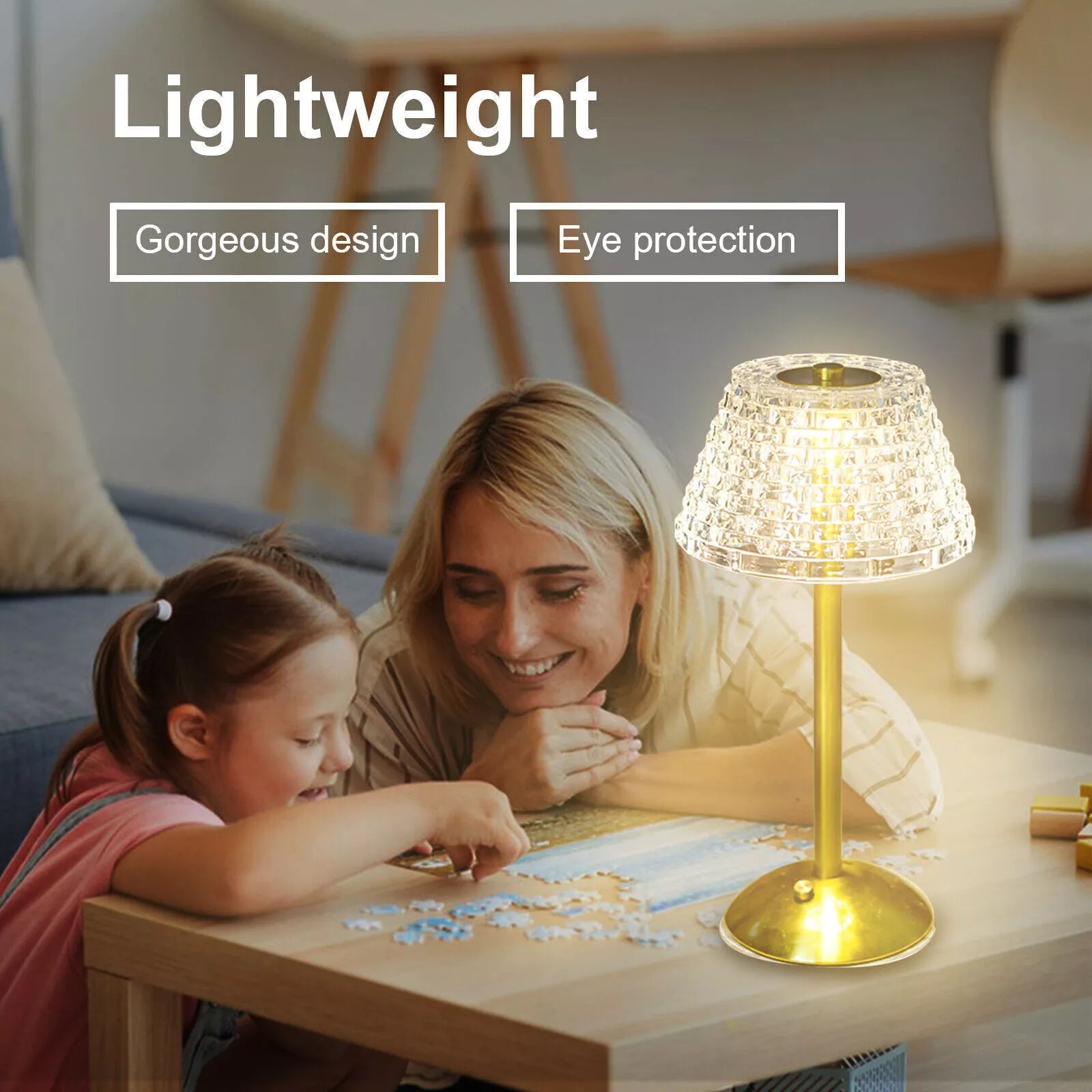 Buy Modern LED Table Lamp USB Rechargeable Lamp in UK - Shop now!