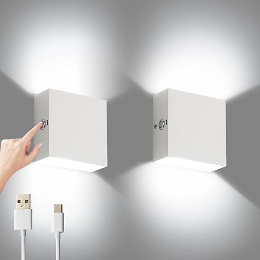 12W LED Up Down Indoor Square Wall Sconce in UK - Shop Now!