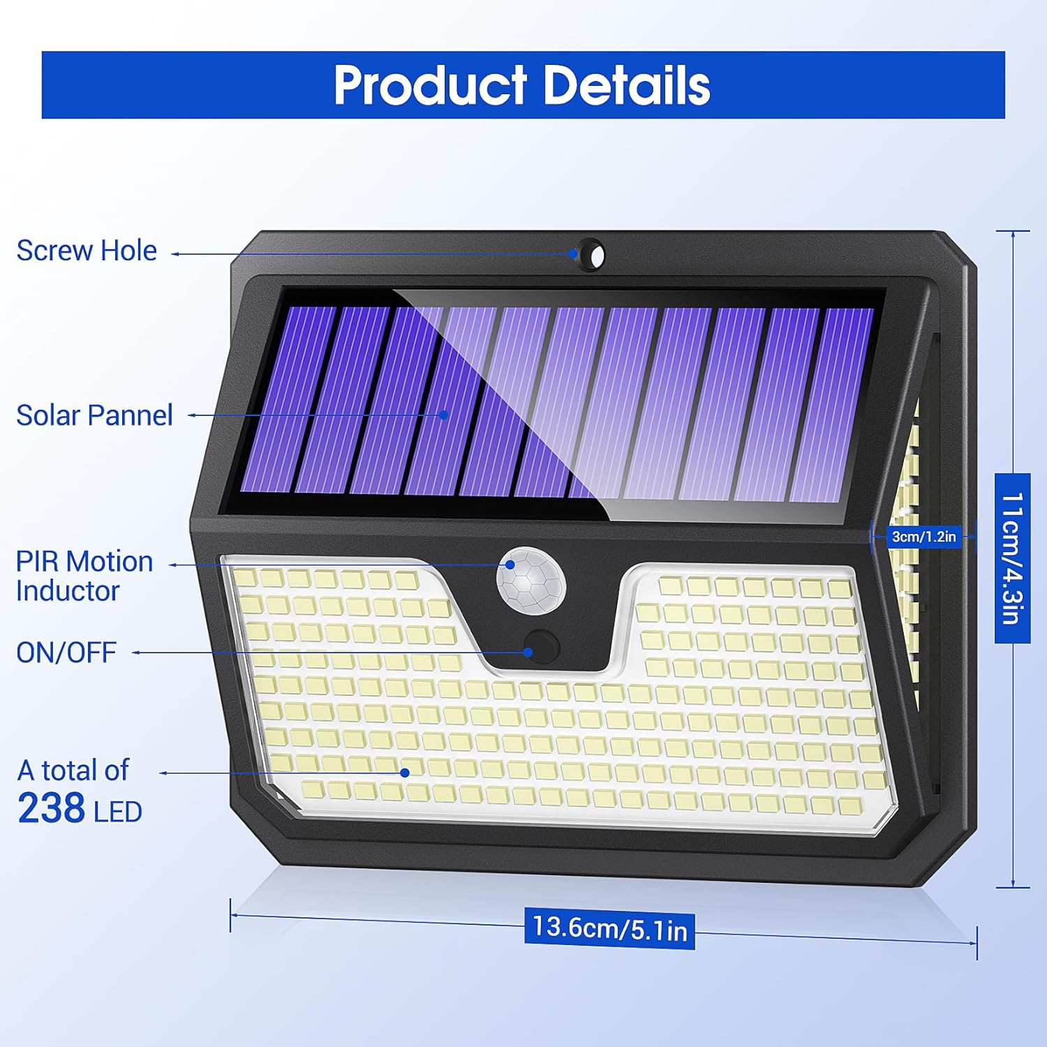Buy Modern Wireless Security Wall Light In UK - Shop Now!