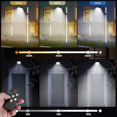 IP65 waterproof solar wall light in rainy weather

