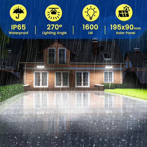 Adjustable LED wall light with 270° illumination range

