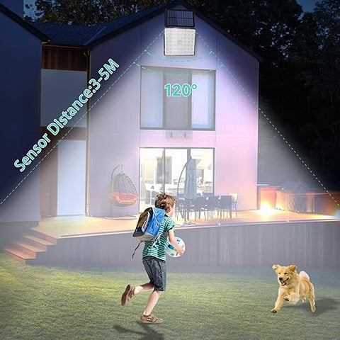 Bright 6W LED outdoor security light with PIR sensor

