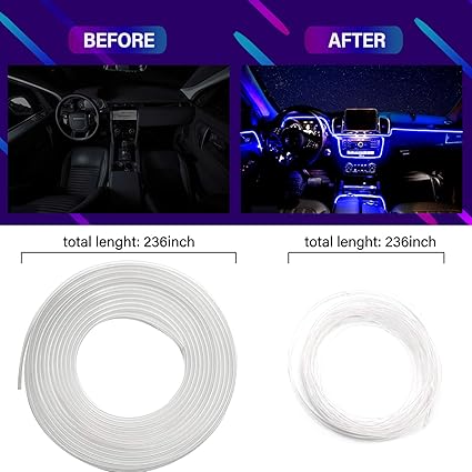 Buy RGB LED Car Interior Strip Light In UK - Shop Now!