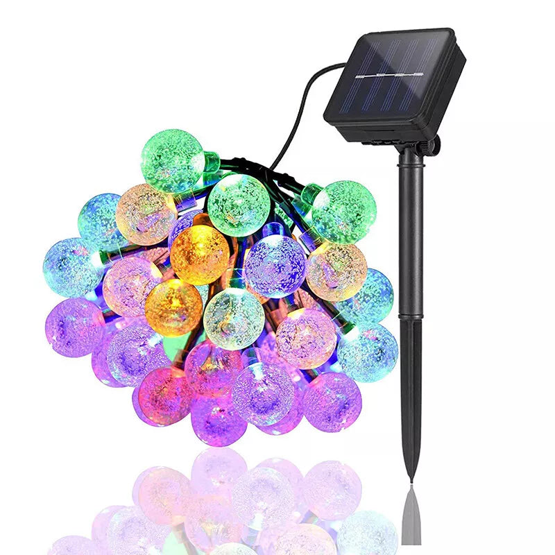 Buy Retro Bulb LED Solar Powered String Lights In UK - Shop Now!