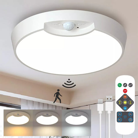 Round Motion Sensor LED Ceiling Light UK

