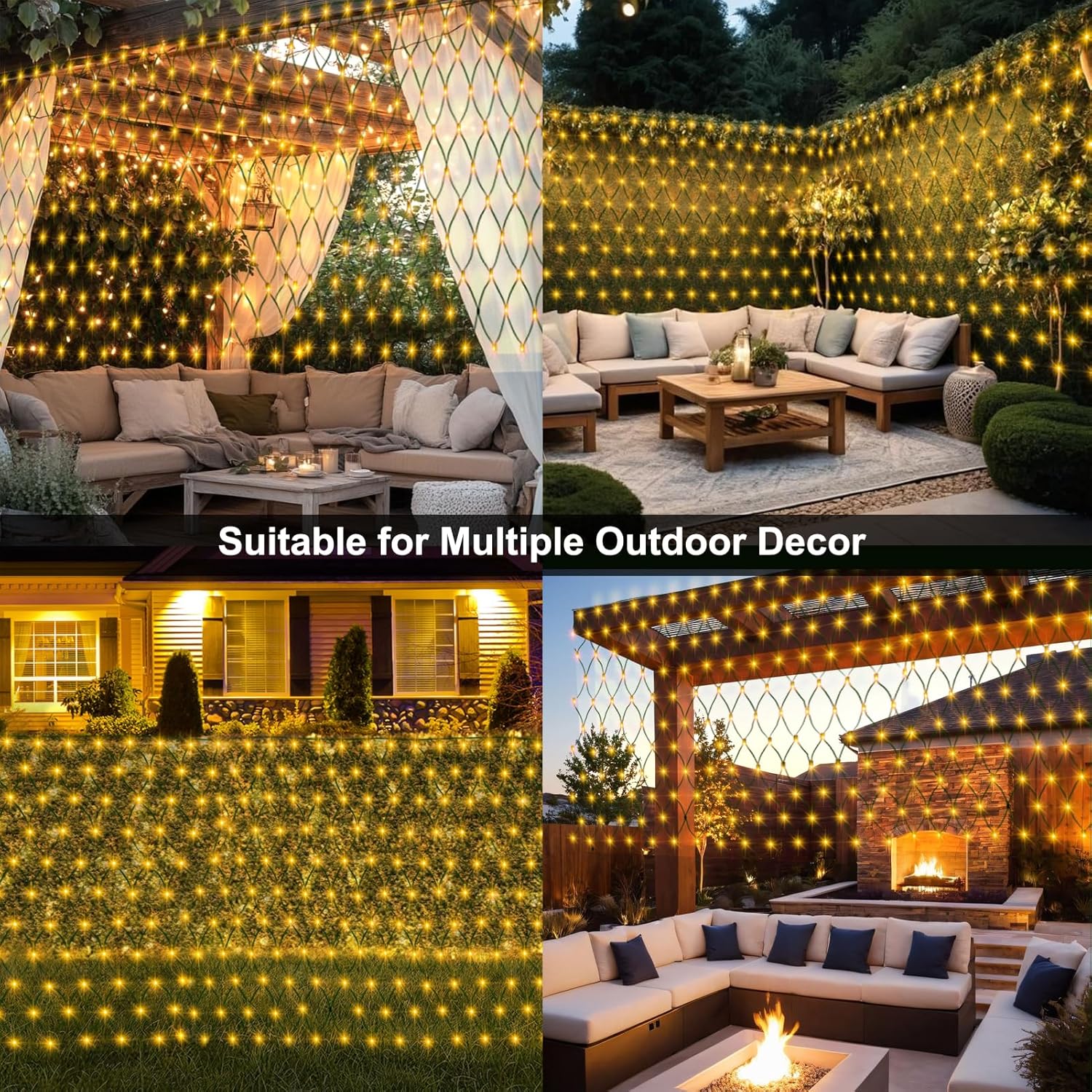 Buy Solar LED Net String Lights In UK- Shop Now