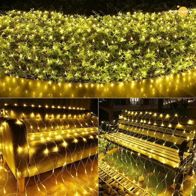 Buy Solar LED Net String Lights In UK- Shop Now