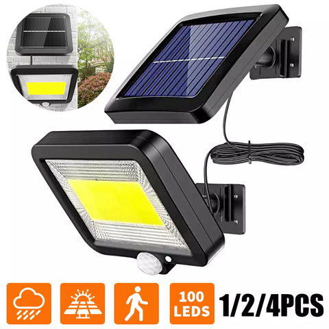 Solar Power PIR Motion Sensor Wall Light for outdoor use

